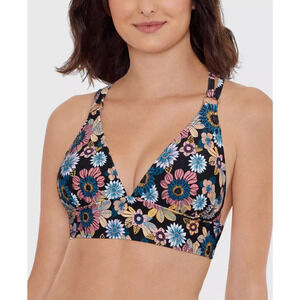 Salt + Cove Juniors' In Full Bloom Strappy Bikini Top Size M 13652